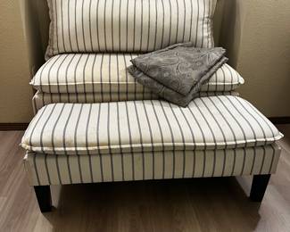Love Seat & Ottoman