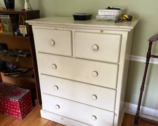 Vintage white dresser