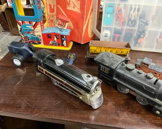 Marx O Gauge Locomotive - Part of Pressed Tin Train Set
