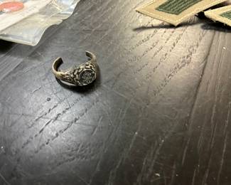 Sterling Silver German Ring