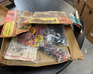 Wells Fargo Stagecoach Model Kit by Marx