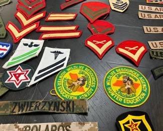 US Military Patches & Wildlife Resources Agency
