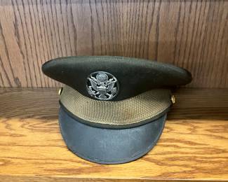 WWII USA Army Crusher Visor Cap by Bayly Inc Hollywood FL 
