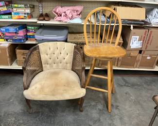Upholstered Chair - Kitchen Stool