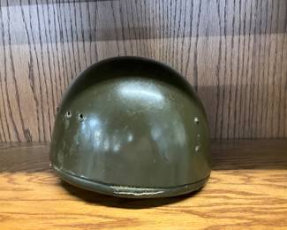 East German Paratrooper Helmet w/Leather Liner