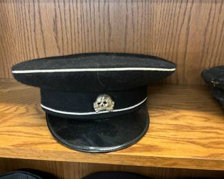 WWII German Imperial Army Hussars Officer's Visor Cap
