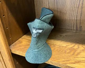 German Waffen-SS M40 Officer's Overseas Cap also called a Garrison Cap