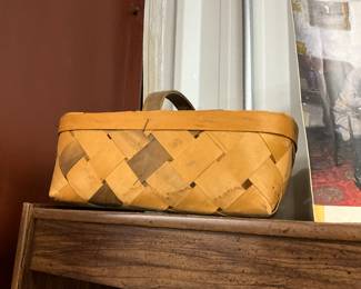Woven Wood Basket