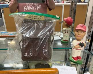 WWII Japanese Map Pouch - Baseball Rick Ahkiel Bobblehead