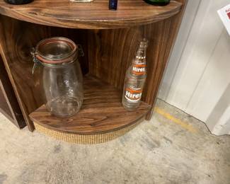 Ball Mason Jar w/Hinged Wire Closure - Empty Hine Root Beer Glass Bottle