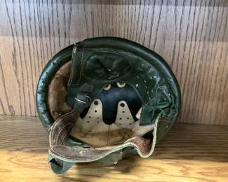 East German Paratrooper Helmet w/Leather Liner