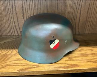 German WWII DID Metal Helmet 
