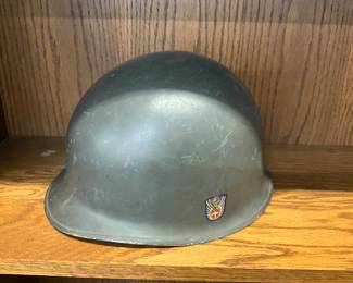 Danish Civil Defense Steel GI Helmet 