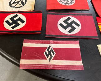 German WWII Luftwaffe & SS Armbands