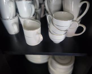 Dinnerware set - plates, coffee cups , bowls