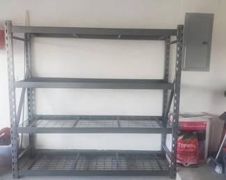 4 Shelf Heavy Duty 77"W x 24"D x 72"H