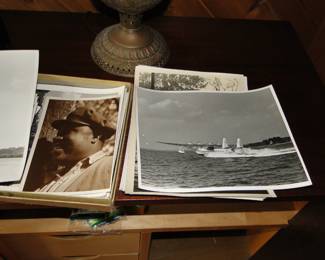Black and white photographs some sepia tone