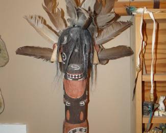 Manfred Susunkewa Hopi Pueblo Katsina Hair Husk Kachina