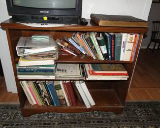 Bookcase, books