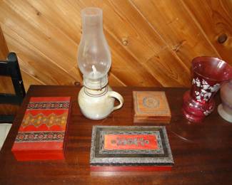 Wooden boxes
