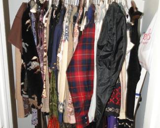 Clothes many are vintage