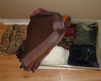 Shawls, scarves