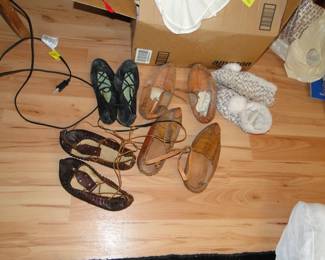 Moccasins and shoes