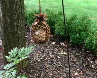 Outdoor Pineapple Candle Holde