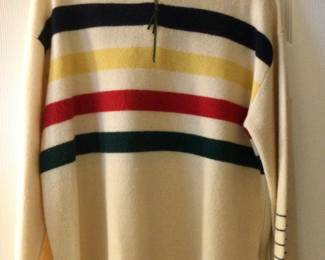 Ralph Lauren Wool Sweater w/short zipper and Hood