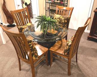 Dining Table w/Glass Top