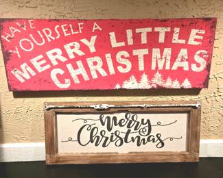 Christmas Wooden Signs