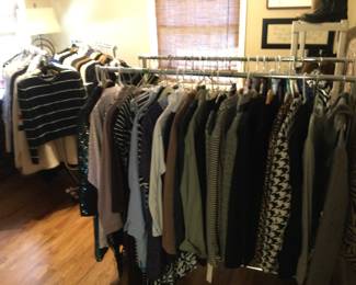 Beautiful Jackets, Pants, Sweaters,, Casual Tops XL  by Dana Buckman, St John Knit, Chico, Versace, & Ralph Lauren & more