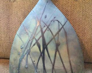 Textuerized Stoneware Vase signed William KJ from Dayton Hudsons