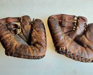 Vintage Baseball Gloves