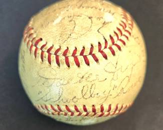 1953 Detroit Tigers Signed Baseball. 29 Signatures