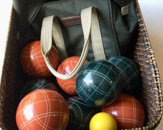 Bocce Balls from Restoration Hardware