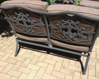 Back Pattern on Loveseat & Chairs