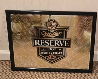 Miller Reserve100% Barley Draft Mirror