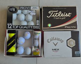 Lots Of Golf Balls, Many Are Brand New