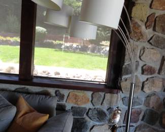 arch floor lamp with 5 adjustable arches