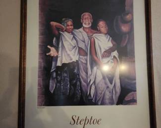 Steptoe black art painting