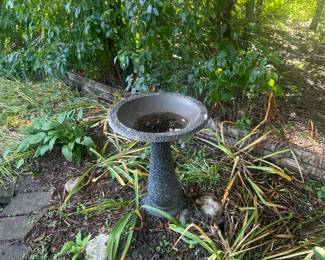 Bird bath resin