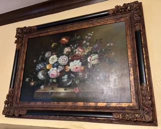 Huge beautiful over the mantle oil painting