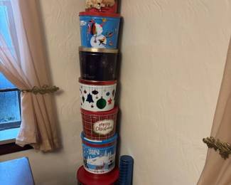 Christmas tins