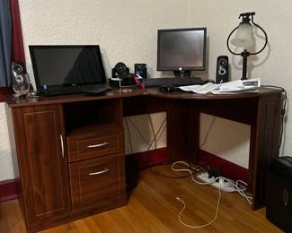 Modern computer desk, computer is not for sale 