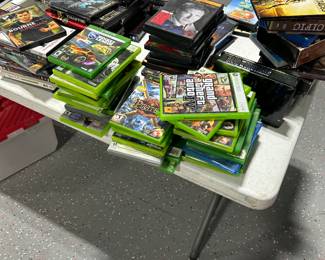 Xbox games , DVDs