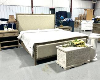 Pottery Barn king bed