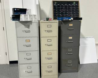 File cabinets