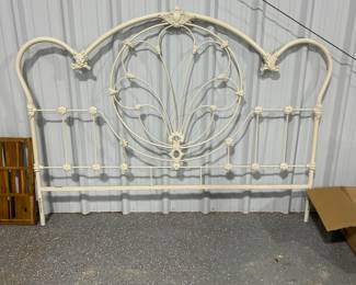 Iron headboard