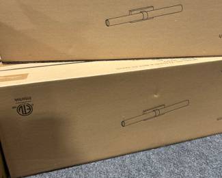 New in box bathroom vanity lights